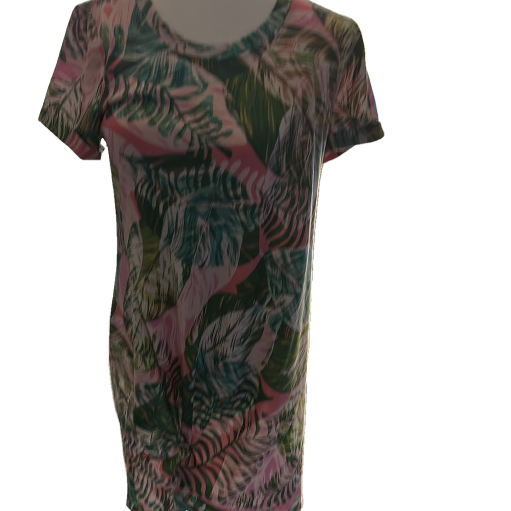 Adyson Parker Green and Pink Resort Sheath Dress